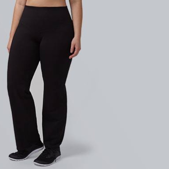 Lane Bryant Pants - LIVI Active control tummy yoga pants black cotton
